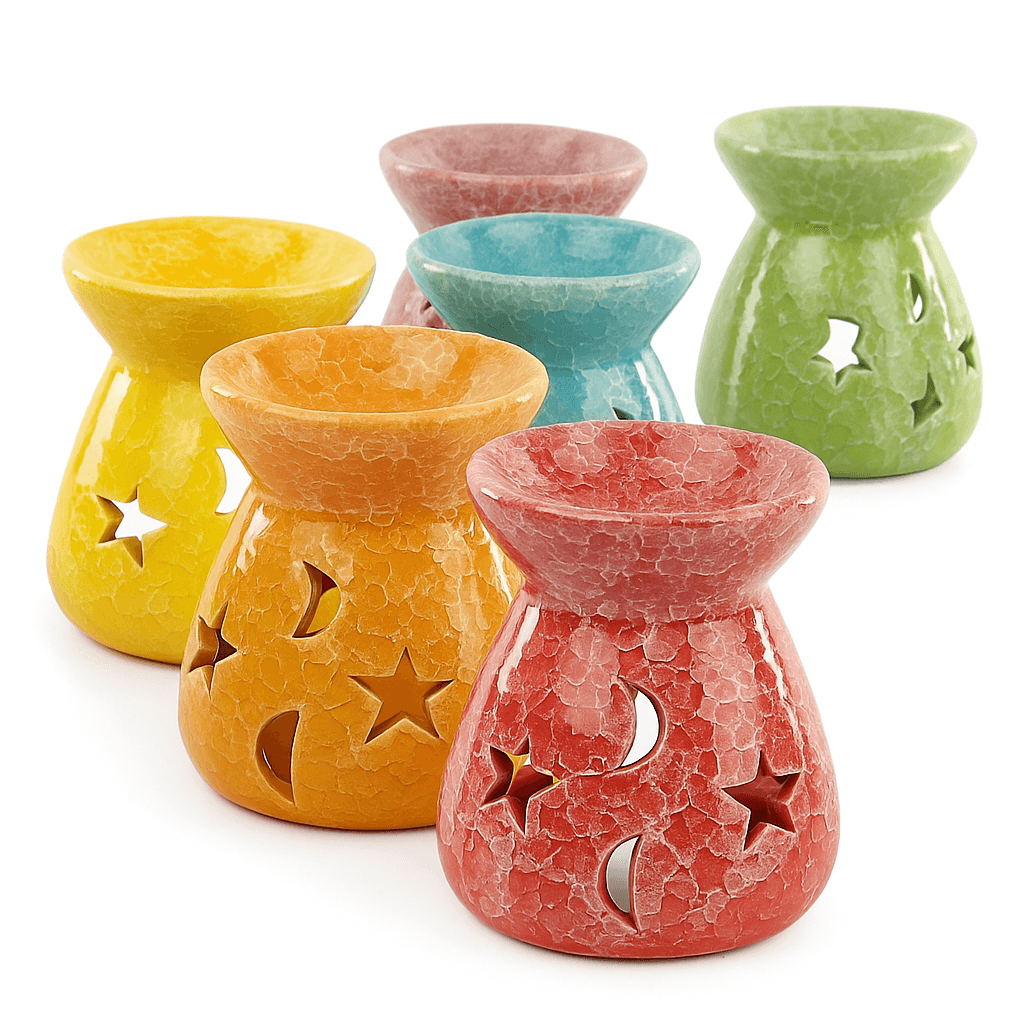ceramiczna lampka do aromaterapii na świeczkę typu tealight