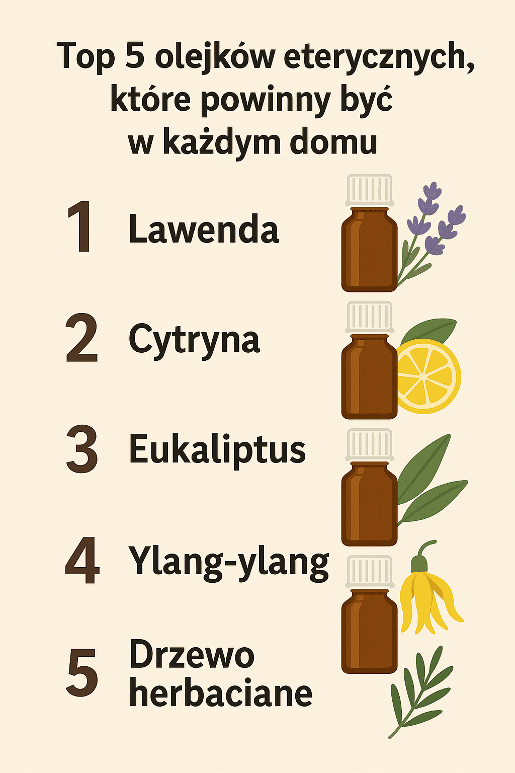 🧴 Top 5 olejków eterycznych, które powinny być w każdym domu